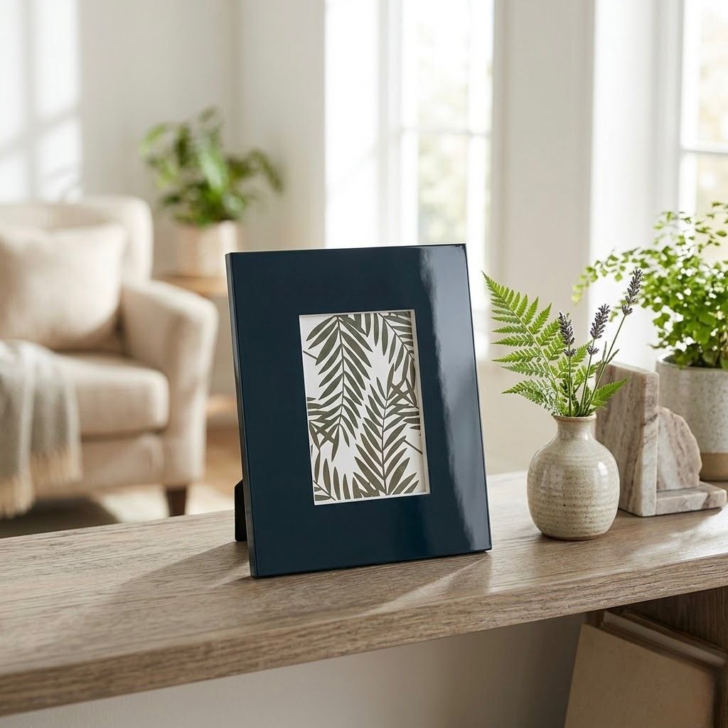 MF-002_3.jpg Green Botanical Leaves Decorative Wall Art 19x24 cm