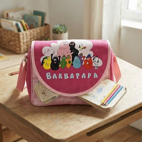 MMEB-001_2.jpg Barbapapa Drawstring School Bag – Gym Sack for School & Everyday Use