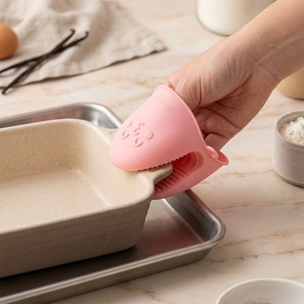 Manopla de Silicona para Horno Rosa | Protección y Comodidad en la Cocina