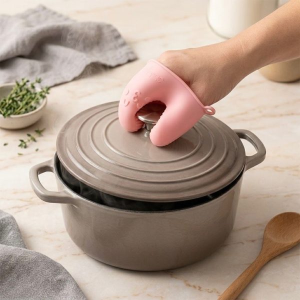 Manopla de Silicona para Horno Rosa | Protección y Comodidad en la Cocina
