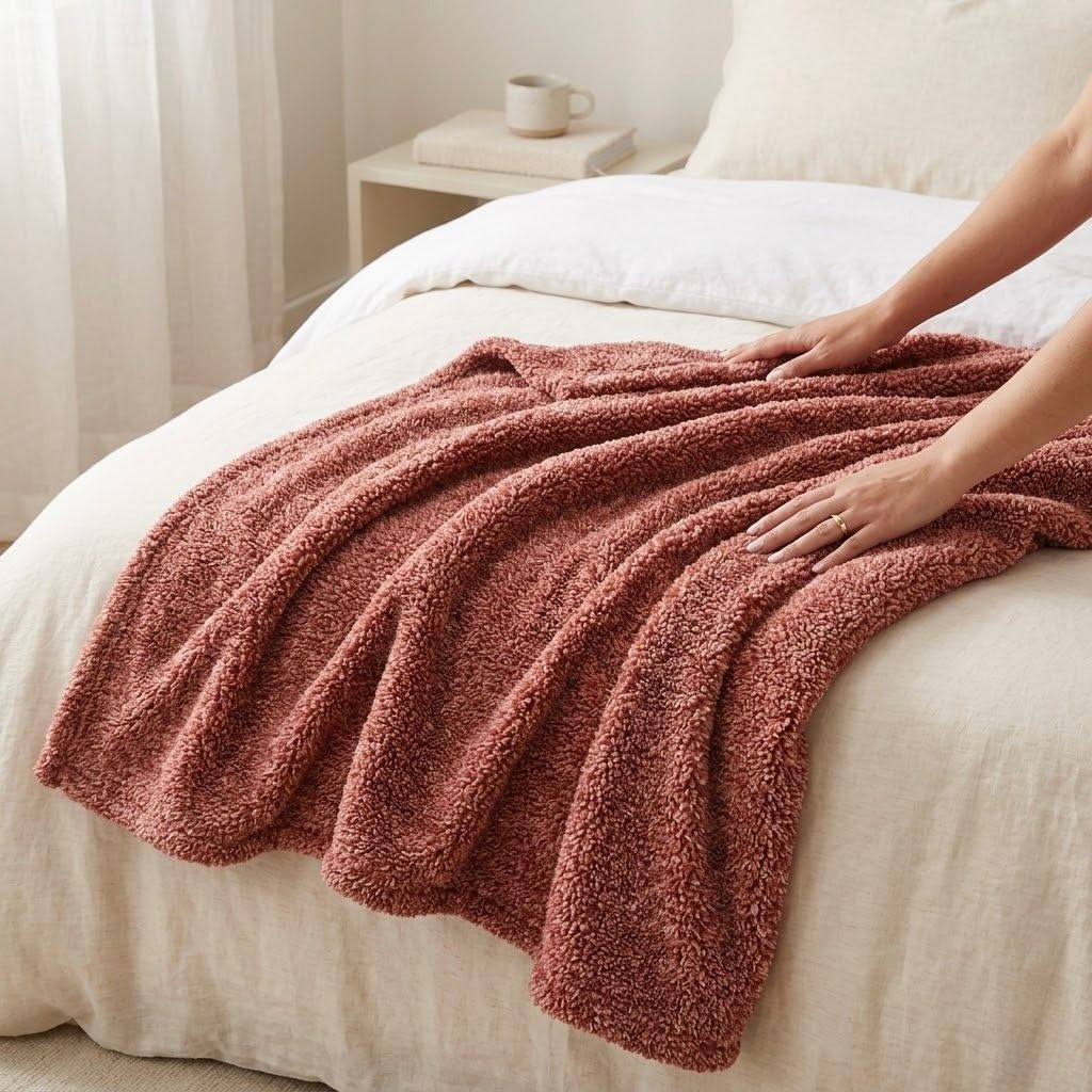 Red Teddy Blanket 150x200 | Ultimate Softness and Warmth
