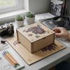 PAM-001_3.jpg Rompecabezas de Madera Cabeza de Águila – Puzzle de 150 Piezas para Adultos y Jóvenes