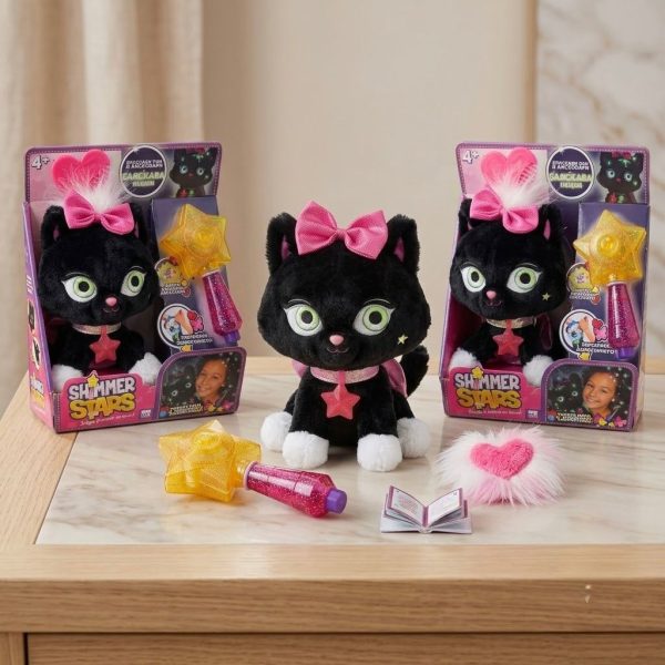 PMC-001_1.JPG Set de Peluche Jelly Bean the Cat con Varita Mágica de Brillos y Accesorios