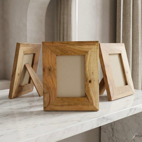 PML-001_3.jpg Portaretratos de madera liso oscuro 23x6 cm | Marco decorativo moderno para fotos