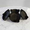 PN-002_2.jpg Rustic Black Round Candle Holder | Elegant Home Candle Decor