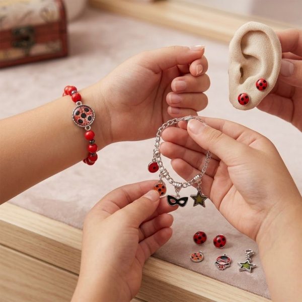 PPL-001_3.JPG Set de Joyas y Accesorios Miraculous Ladybug de 9 Piezas para Niños +3 Años
