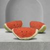 Peluche con forma de sandía | Cojín suave y divertido decorativo