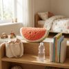 Peluche con forma de sandía | Cojín suave y divertido decorativo