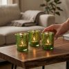PV-001_2.jpg Small Green Glass Candle Holder