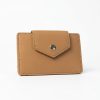 Tarjetero beige simil piel
