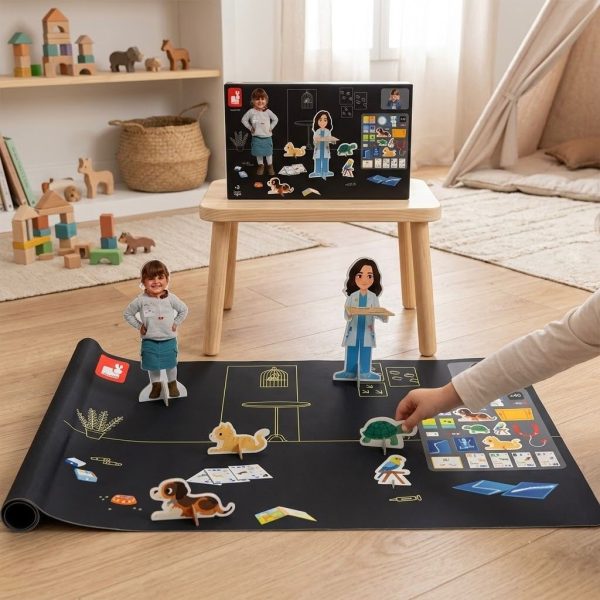Juego de Manualidades y Construcción de Veterinaria para Niños +3 Años – 40 Piezas Educativas