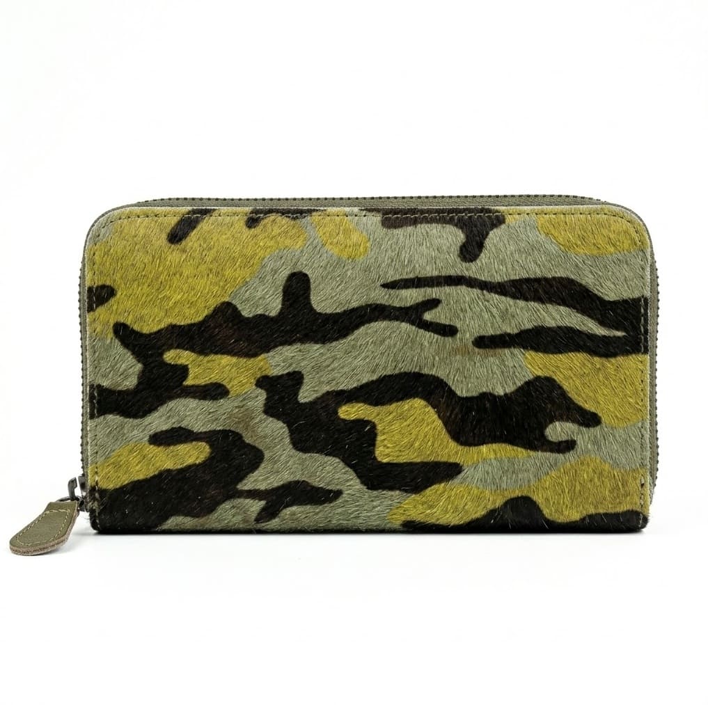 Cartera estampado camuflaje