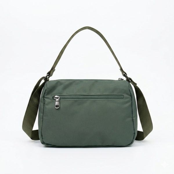 BBV-001_2.JPG Women's Green Faux Leather Crossbody Bag – Elegant and Versatile Everyday Shoulder Bag