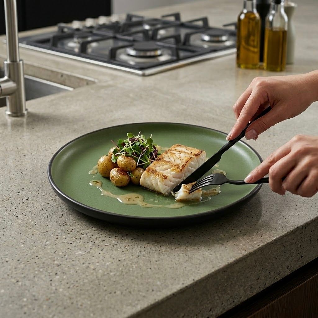 Plato pequeño negro con reborde disponible en verde y azul