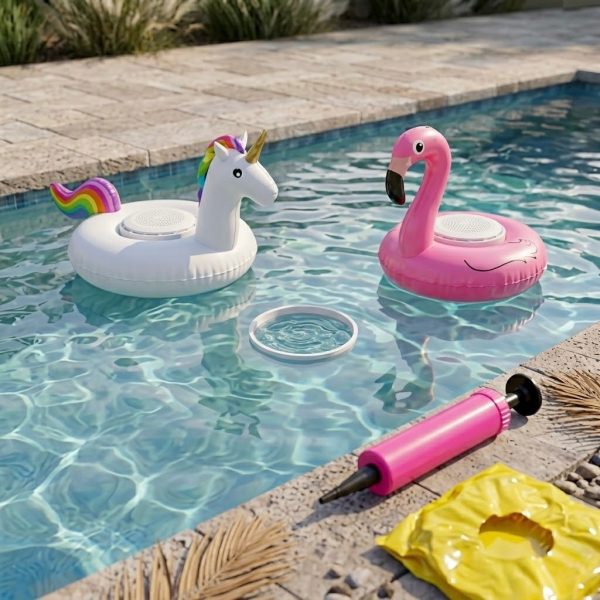 SBFA-001_3.JPG Waterproof Floating Bluetooth Speaker with Inflatable Float Ring – Assorted Designs