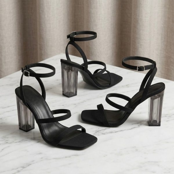 Sandalias de Mujer Elegantes para Verano con Tacón Bajo