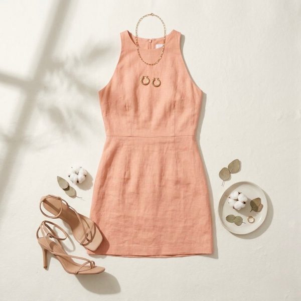 WhatsApp Image 2026-06-15 at 15.35.45 Vestido corto color salmón mujer elegante casual verano – vestido ligero femenino tendencia