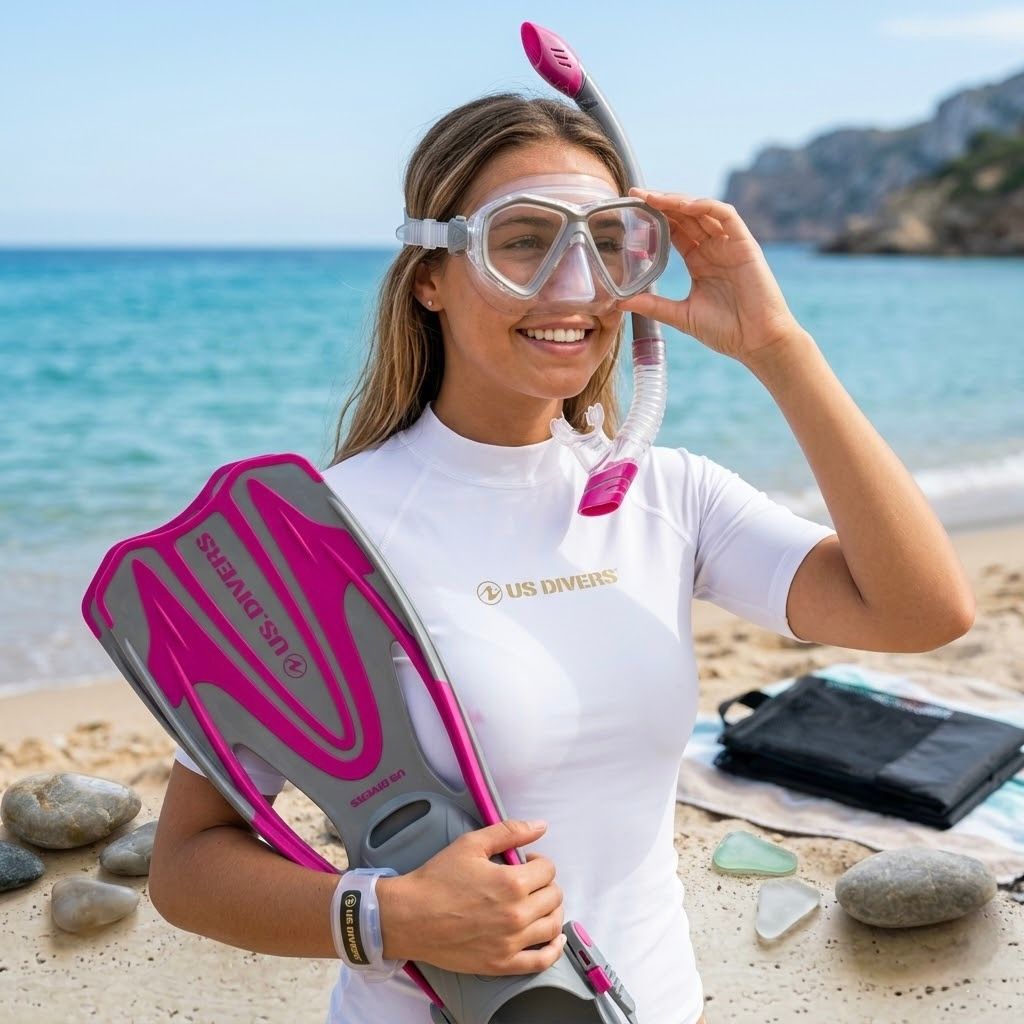 WhatsApp Image 2026-06-16 at 12.25.19 (1) Adult snorkel set with fins and mask – complete diving kit with mesh carry bag