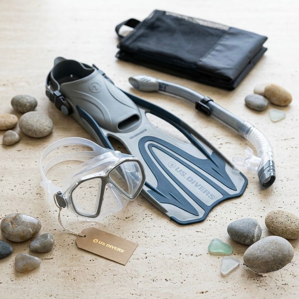WhatsApp Image 2026-06-16 at 12.25.19 (2) Adult snorkel set with fins and mask – complete diving kit with mesh carry bag