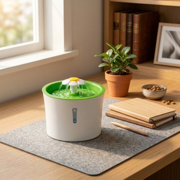 Fuente de Agua para Gatos Catit Flower Fountain Original 3L – Bebedero Automático con Filtro