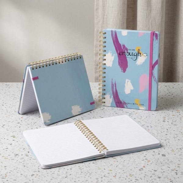 WhatsApp Image 2026-06-30 at 16.38.24 You Are Enough" Spiral Notebook with Lined Pages – Journal for Notes & Writing