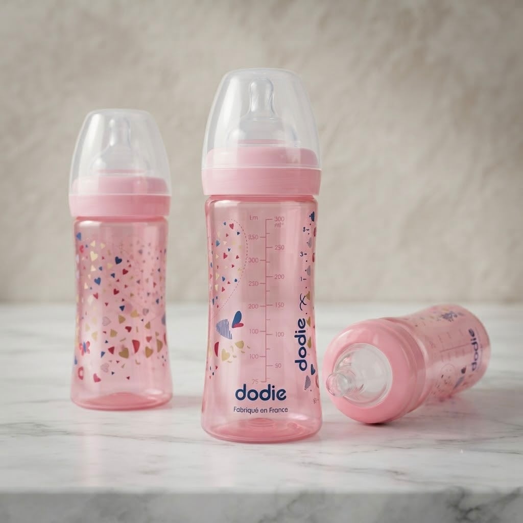 Biberón de 270 ml Rosa – Biberón para Bebé con Caja de Regalo