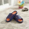 Chanclas de Niño Azules con Suela Naranja – Sandalias de Goma Talla 34