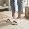 CBA-001_3.jpg Chanclas de Goma Blancas Acolchadas para Mujer – Suela Antideslizante Talla 36/37