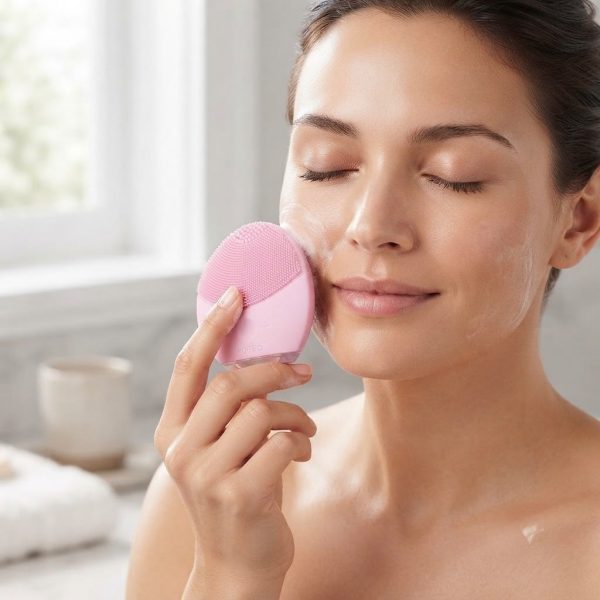 CFEF-001_2.jpg Cepillo Facial Eléctrico de Silicona FOREO LUNA Mini 2 Plus – Limpiador Facial Recargable Rosa