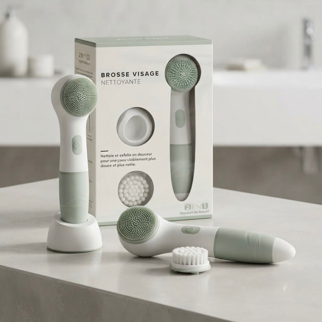 CFEP-001_1.JPG Cepillo Facial Eléctrico de Silicona 2 en 1 – Limpiador y Exfoliante Facial Suave Recargable