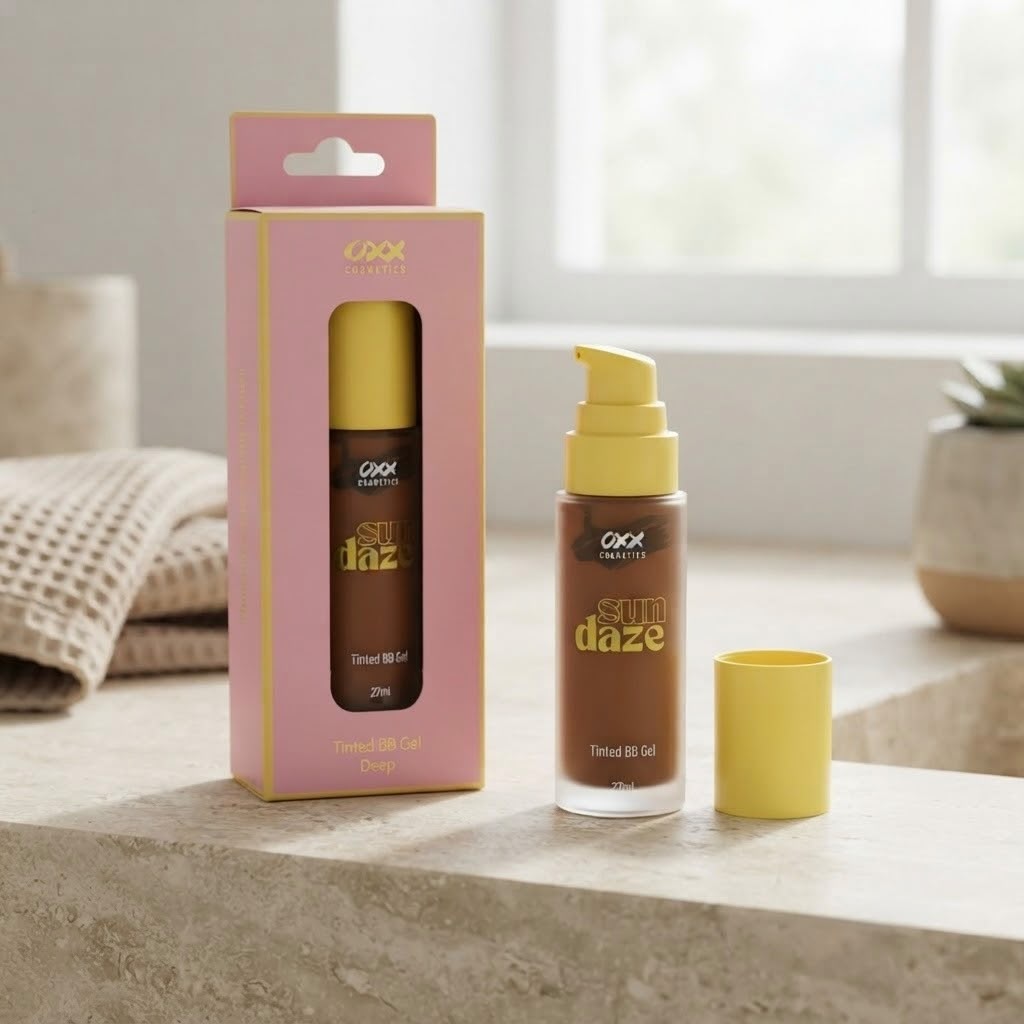 OXX Cosmetics Sun Daze Tinted BB Gel Deep – Gel BB con Color Tono Oscuro para un Acabado Natural