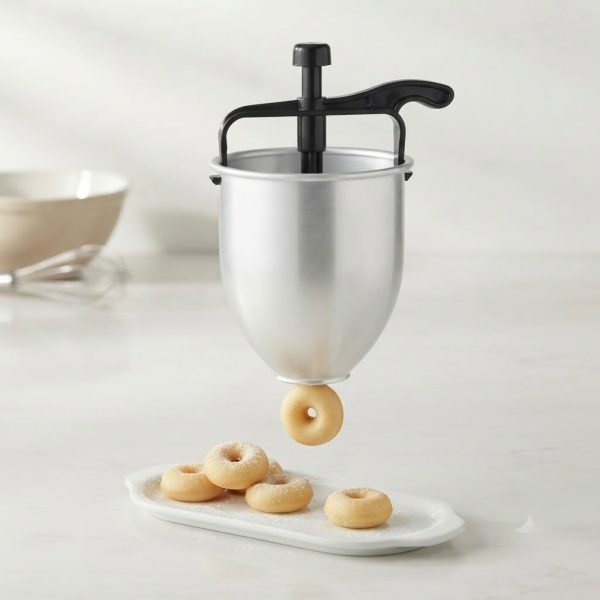 DMPD-001_2.jpg Dosificador de Masa para Tortitas y Donuts – Dispensador Manual de Repostería de Aluminio