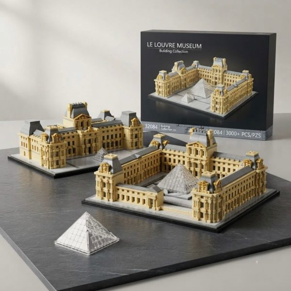 Kit de Construcción Museo del Louvre – Maqueta de 3.000+ Piezas para Adultos y Coleccionistas