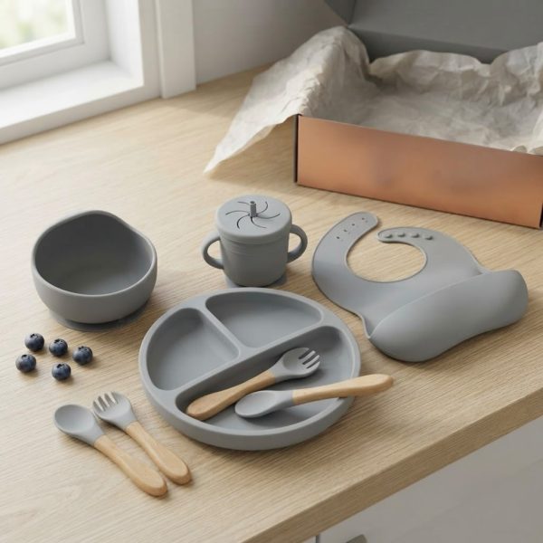 VSBB-001_3.JPG Set de Vajilla de Silicona para Bebé en Caja – Plato, Bol, Vaso y Cubiertos