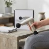 Pistola de Masaje Muscular Recargable Inalámbrica – Masajeador de Percusión Portátil y Silencioso