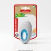 Imagen ilustrativa generada con IA de la goma STARPLAST gris y azul junto a su envase