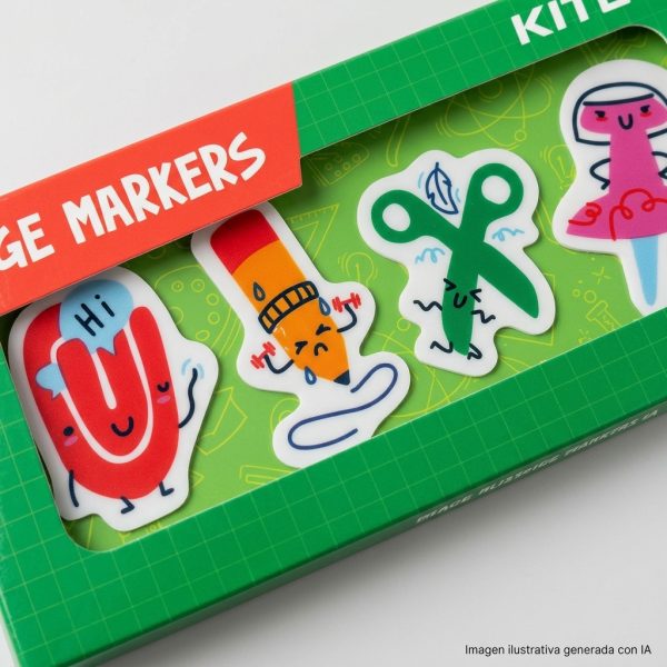 Marcadores KITE Office - detalle Imagen ilustrativa generada con IA de marcadores KITE Office: detalle
