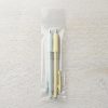 Pack de 2 bolígrafos pastel verde menta y amarillo