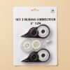 Pack de 3 cintas correctoras de 12 m en su embalaje