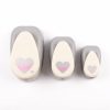 Pack de tres troqueladoras Rayher de corazón en tamaños pequeño, mediano y grande