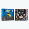Sets de notas con cubierta plegable, modelo Batman azul y modelo espacial KITE de colores