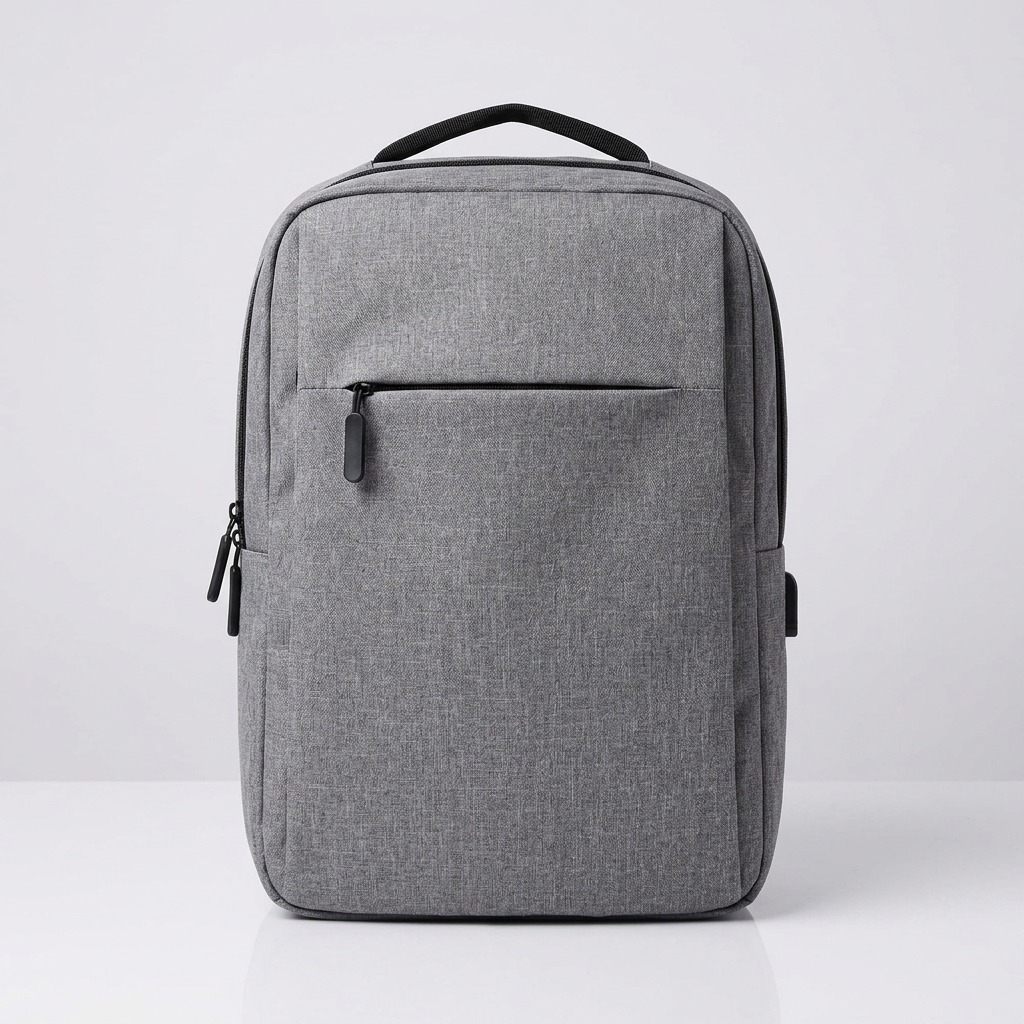 Mochila urbana minimalista gris o negra