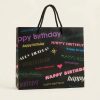 Bolsa de regalo negra para CD, vista lateral