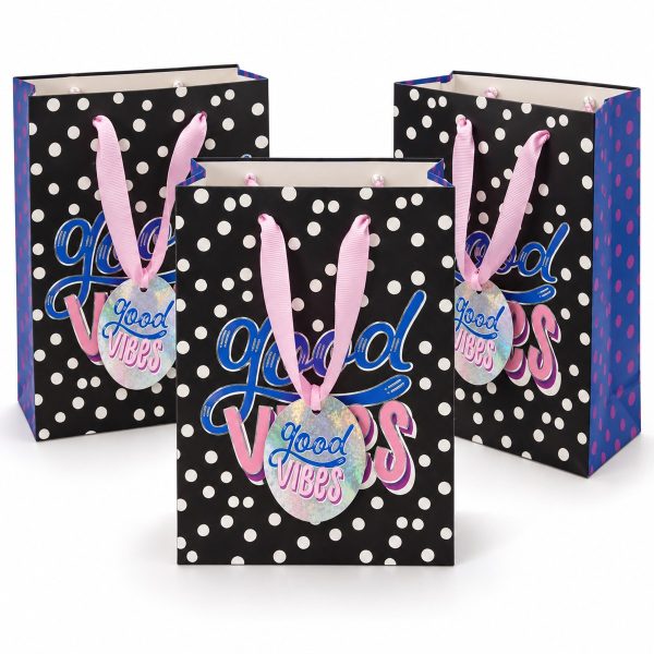 Bolsas Good Vibes - tres bolsas juntas Tres bolsas de regalo Good Vibes juntas; venta por unidad