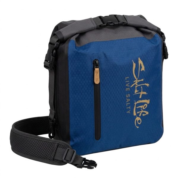 Bolsa impermeable Salt Life azul con correa ajustable
