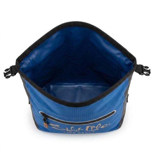Bolsa impermeable enrollable Salt Life con correa – Azul