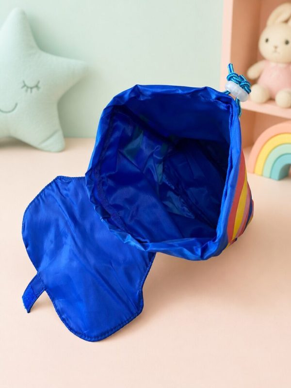Mochila infantil multicolor de conejita princesa con tirantes ajustables