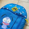 mochila-infantil-azul-divertida-detalle Mochila infantil azul con personajes divertidos