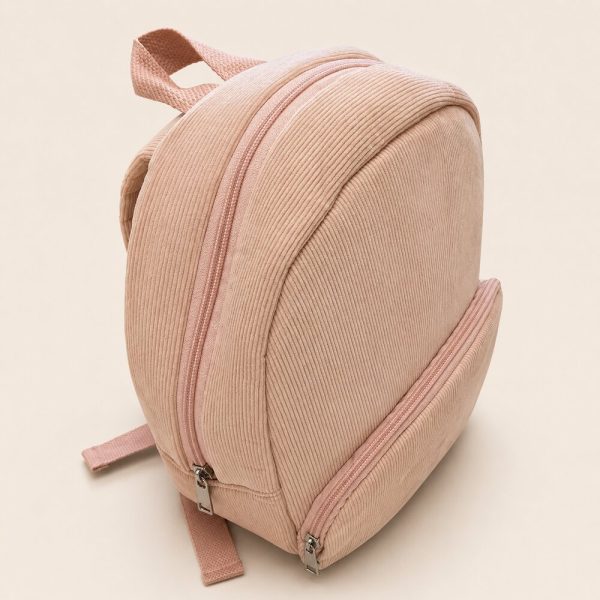 mochila-oso-rosa-lateral-1000 Mochila infantil rosa de pana con osito