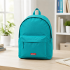 Mochila urbana turquesa con espalda acolchada